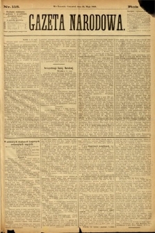 Gazeta Narodowa. 1869, nr 115