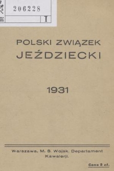 Polski Związek Jeździecki 1931