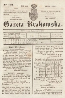 Gazeta Krakowska. 1836, nr 152