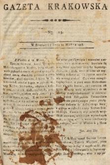 Gazeta Krakowska. 1808, nr 23