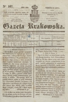 Gazeta Krakowska. 1836, nr 167