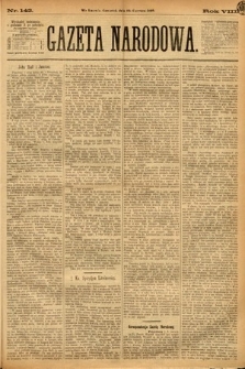 Gazeta Narodowa. 1869, nr 142