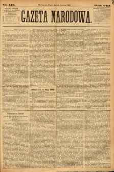 Gazeta Narodowa. 1869, nr 143