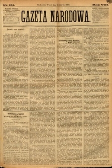 Gazeta Narodowa. 1869, nr 154