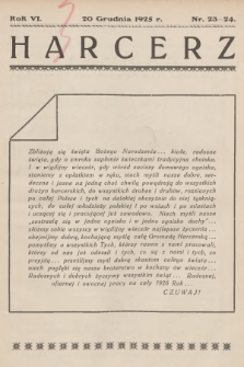 Harcerz : dwutygodnik młodzieży harcerskiej. R.6, 1925, nr 23-24