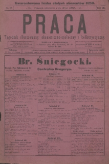 Praca : tygodnik illustrowany, ekonomiczno-społeczny i belletrystyczny. R. 3 [i.e. 4], 1899, nr 19