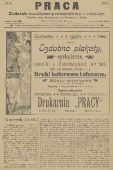 Praca : tygodnik illustrowany, ekonomiczno-społeczny i belletrystyczny. R. 3 [i.e. 4], 1899, nr 23