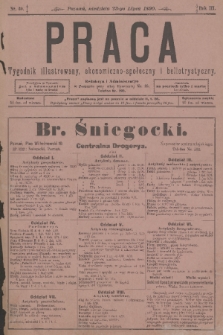 Praca : tygodnik illustrowany, ekonomiczno-społeczny i belletrystyczny. R. 3 [i.e. 4], 1899, nr 30