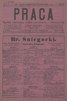 Praca : tygodnik illustrowany, ekonomiczno-społeczny i belletrystyczny. R. 3 [i.e. 4], 1899, nr 37