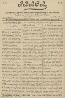 Praca : tygodnik illustrowany, ekonomiczno-społeczny i belletrystyczny. R. 3 [i.e. 4], 1899, nr 40