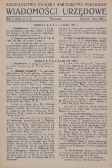 Wiadomości Urzędowe. R. 4, 1926, nr 1 i 2