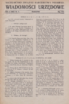 Wiadomości Urzędowe. R. 4, 1926, nr 5