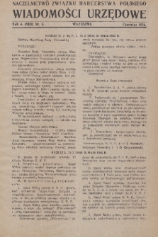 Wiadomości Urzędowe. R. 4, 1926, nr 6
