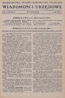 Wiadomości Urzędowe. R. 5, 1927, nr 2