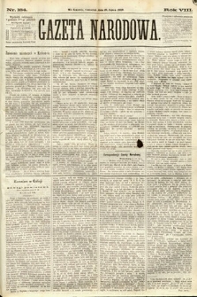 Gazeta Narodowa. 1869, nr 184