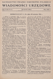 Wiadomości Urzędowe. R. 5, 1927, nr 5