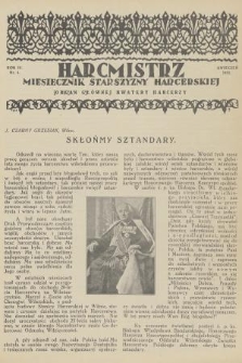 Harcmistrz : miesięcznik Starszyzny Harcerskiej : Organ Głównej Kwatery Harcerzy. R.15, 1932, nr 4