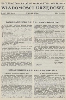 Wiadomości Urzędowe. R. 7, 1929, nr 5