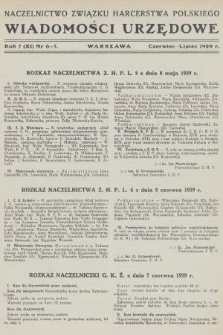 Wiadomości Urzędowe. R. 7, 1929, nr 6-7
