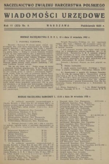 Wiadomości Urzędowe. R. 11, 1933, nr 8