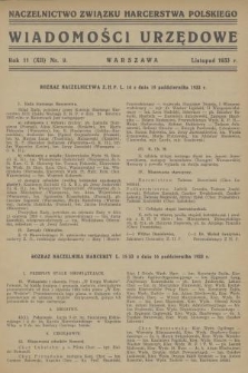 Wiadomości Urzędowe. R. 11, 1933, nr 9