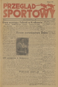 Przegląd Sportowy. R. 1, 1945, nr 3
