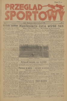 Przegląd Sportowy. R. 1, 1945, nr 5