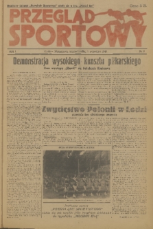 Przegląd Sportowy. R. 1, 1945, nr 9