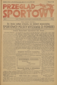 Przegląd Sportowy. R. 1, 1945, nr 21