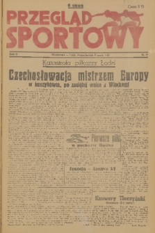 Przegląd Sportowy. R. 2, 1946, nr 19