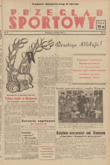 Przegląd Sportowy. R. 3, 1947, nr 27