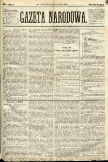 Gazeta Narodowa. 1869, nr 210