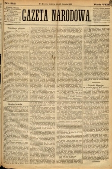 Gazeta Narodowa. 1869, nr 215