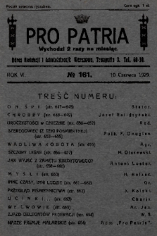 Pro Patria. R. 6, 1929, nr 161
