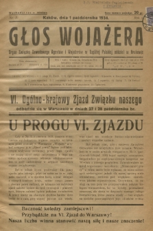 Głos Wojażera : organ związku Zawodowego Agentów i Wojażerów w Rzplitej Polskiej Oddział w Krakowie. R.1, 1934, nr 5