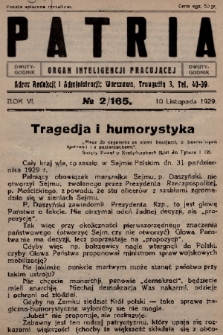 Patria : organ inteligencji pracującej. R. 6, 1929, nr 2
