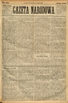 Gazeta Narodowa. 1869, nr 218