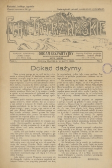 Echo Tatrzańskie : organ bezpartyjny. R.1, 1932, nr 1