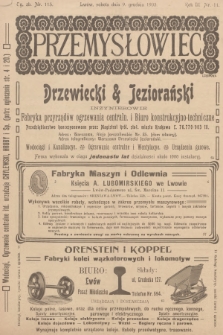 Przemysłowiec : tygodnik popularny dla spraw techniki i przemysłu. R.3, 1905, nr 11