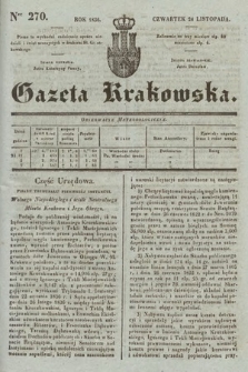 Gazeta Krakowska. 1836, nr 270