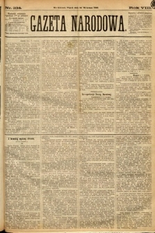 Gazeta Narodowa. 1869, nr 234