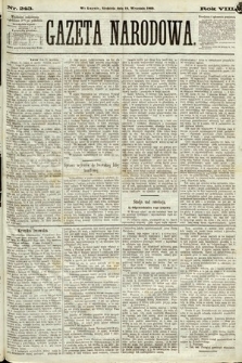 Gazeta Narodowa. 1869, nr 243