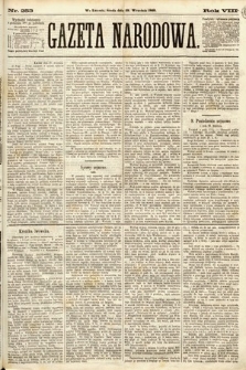 Gazeta Narodowa. 1869, nr 253