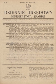 Dziennik Urzędowy Ministerstwa Skarbu. 1920, nr 26