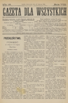 Gazeta dla Wszystkich. R.7, 1884, nr 15