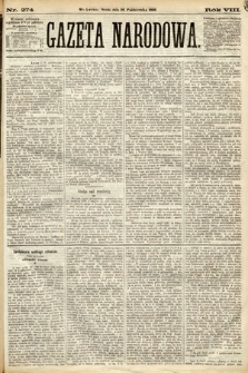 Gazeta Narodowa. 1869, nr 274