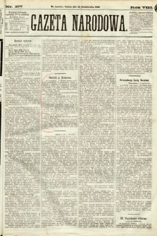 Gazeta Narodowa. 1869, nr 277