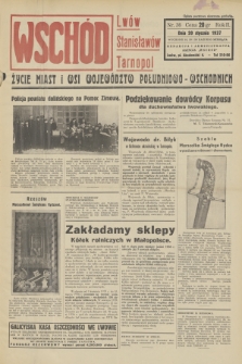Wschód : Lwów, Stanisławów, Tarnopol : życie miast i wsi województw południowo-wschodnich. R.2, 1937, nr 36