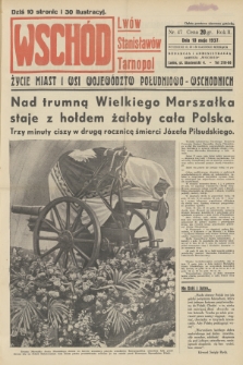 Wschód : Lwów, Stanisławów, Tarnopol : życie miast i wsi województw południowo-wschodnich. R.2, 1937, nr 47