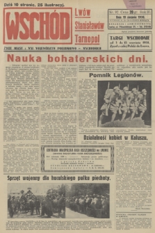 Wschód : Lwów, Stanisławów, Tarnopol : życie miast i wsi województw południowo-wschodnich. R.3, 1938, nr 92